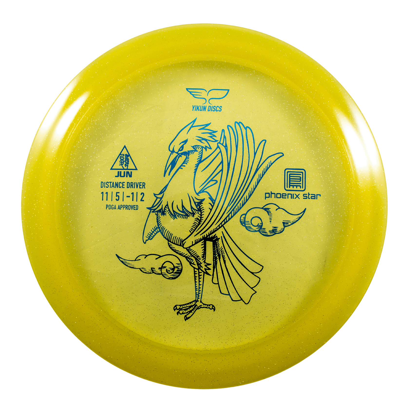 Yellow Tokin Discs Jun Phoenix Star Disc